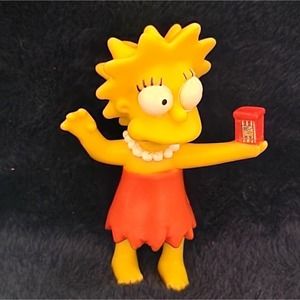 The Simpsons Vintage 2002 Lisa Simpson Spooky Classics‎ Burger King Toy.